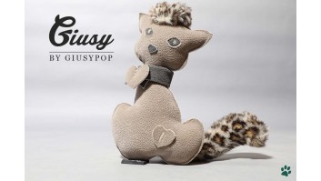 Pet toys : Giusy the chatoune and Pop the Molosser - Handmade
